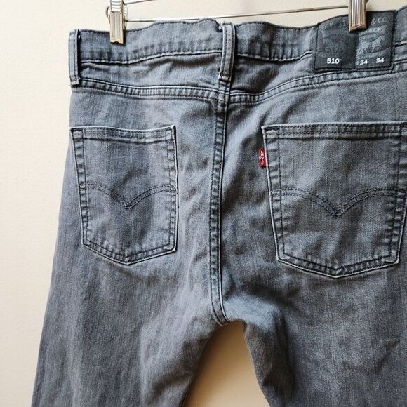 Levi's 510 faded black jeans / 34x34 - Picture 5 of 5